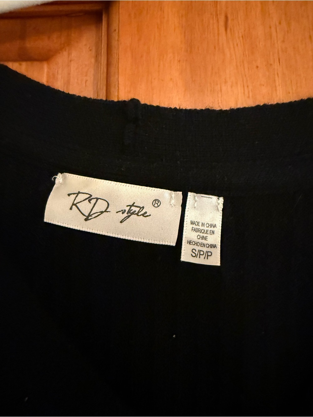 Black Cropped Rib-Knit Button Cardigan - Picture 2 of 3